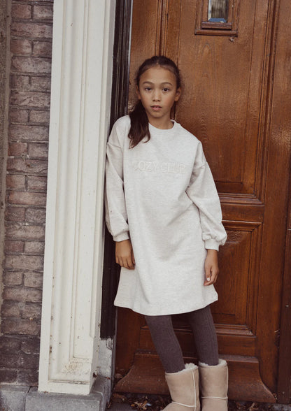Cozy club dress | Oat