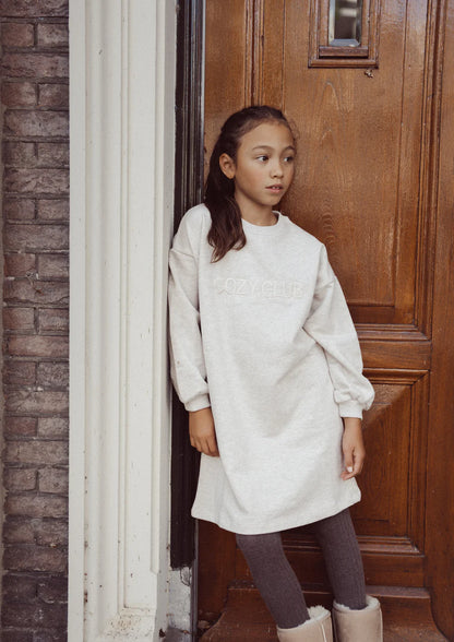 Cozy club dress | Oat