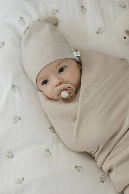 Swaddle Mousseline XL meermalig 120x120cm 2-Pack - VISSEN