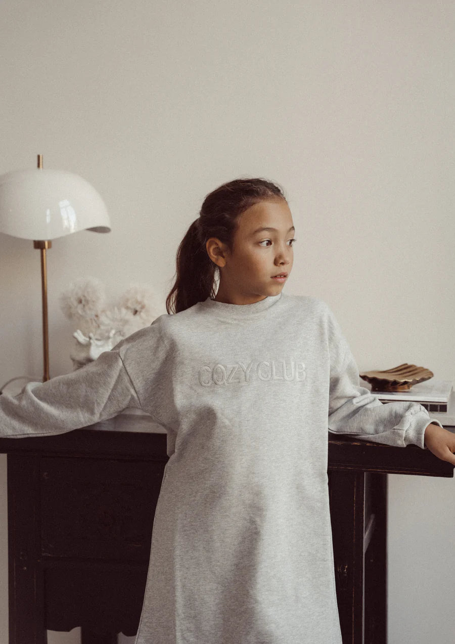 Cozy club dress | Grey