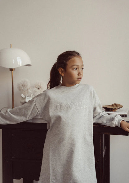 Cozy club dress | Grey