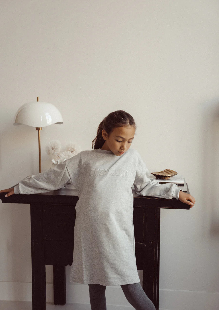 Cozy club dress | Grey