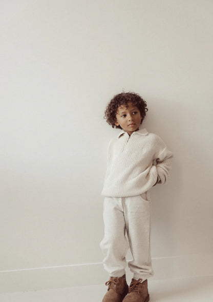 Cozy club pants puffed | Oat