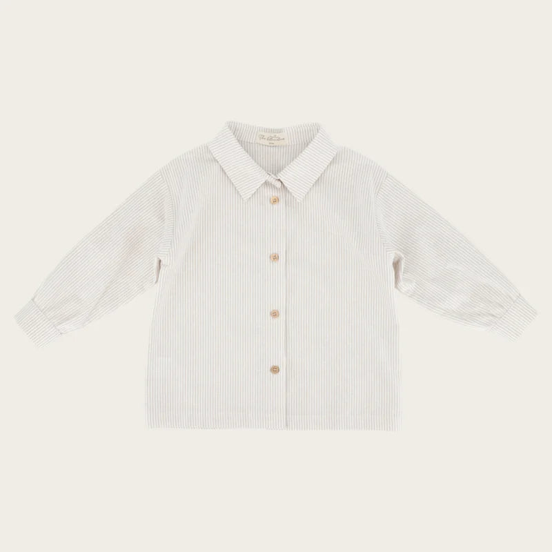 BLOUSE JARA STRIPE LIGHT BEIGE