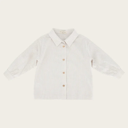 BLOUSE JARA STRIPE LIGHT BEIGE