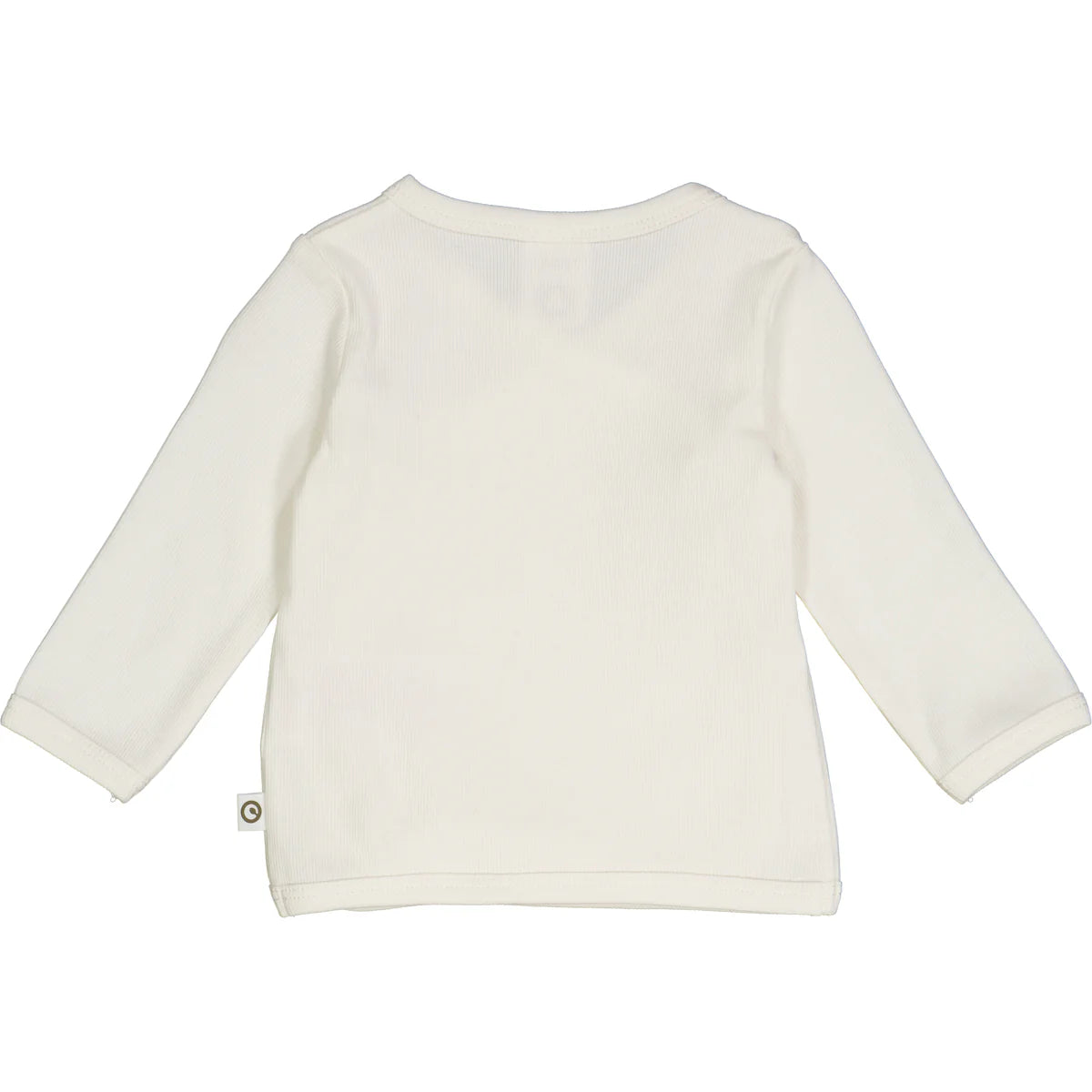RIB cardigan with cross closure - Cream
