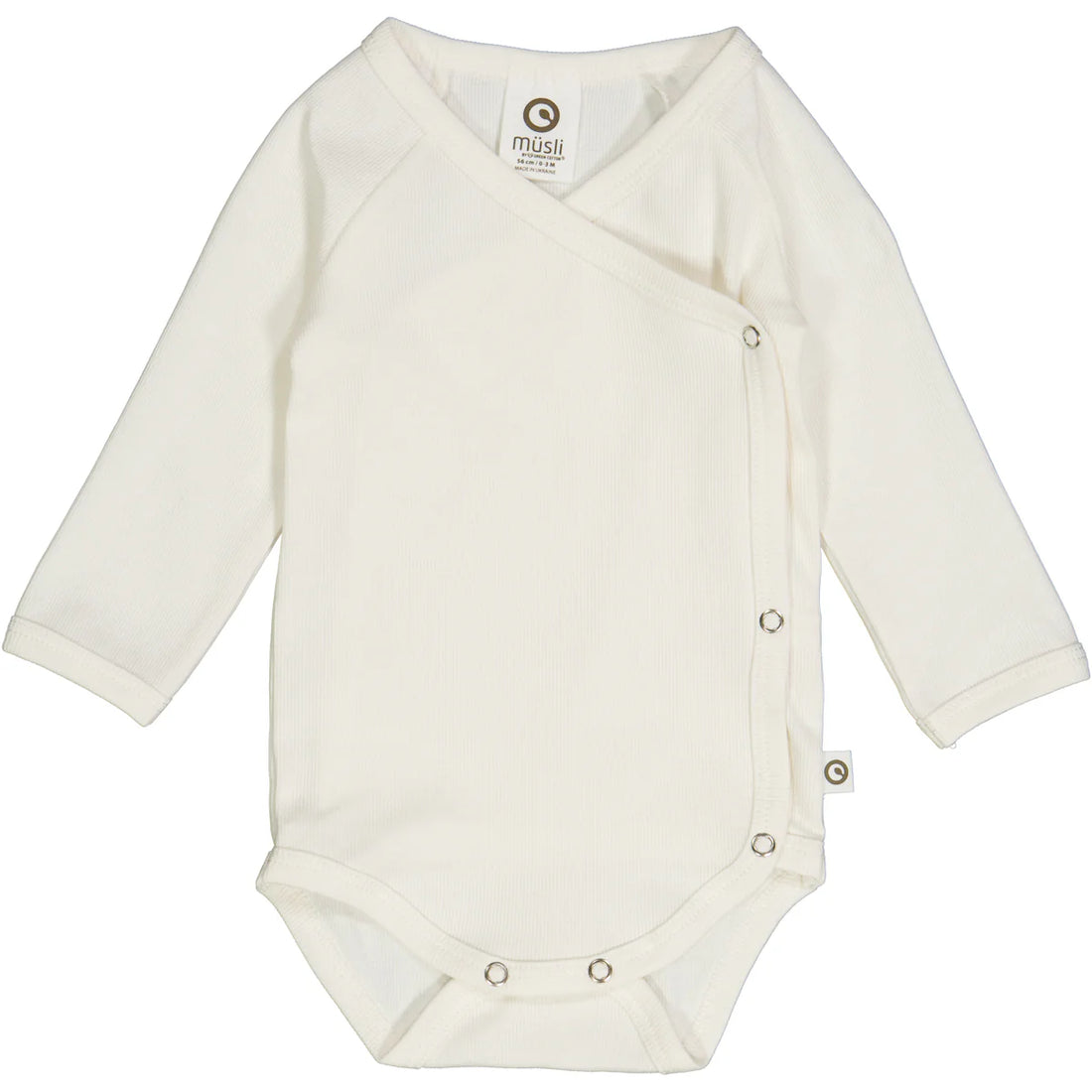 RIB body with cross closure - cream