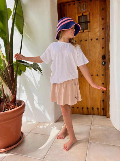 Little STARFISH t-shirt white loose fit