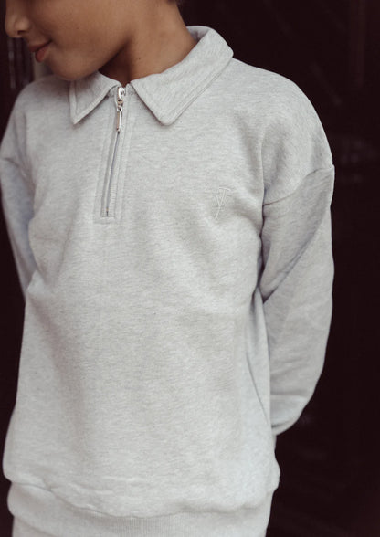 ZIP sweat | Grey