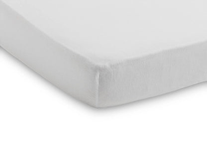 Hoeslaken Boxmatras Jersey 75x95cm - White