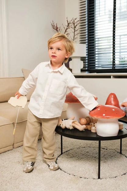 LAMP MUSHROOM MEDIUM RED BRICK