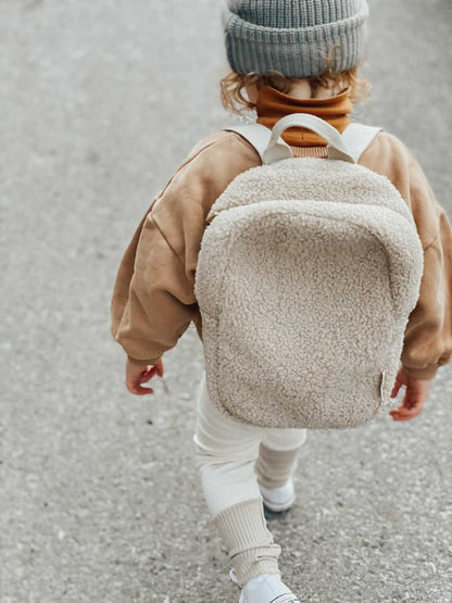 light grey mini-chunky backpack