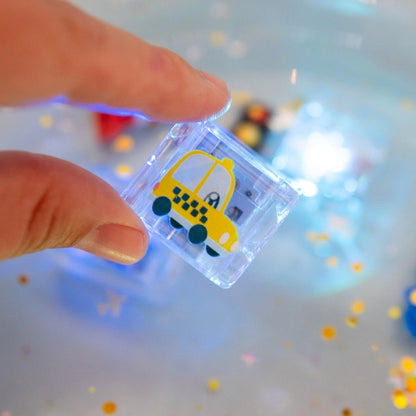 Glo pals - Lichtblokjes - Voertuigen