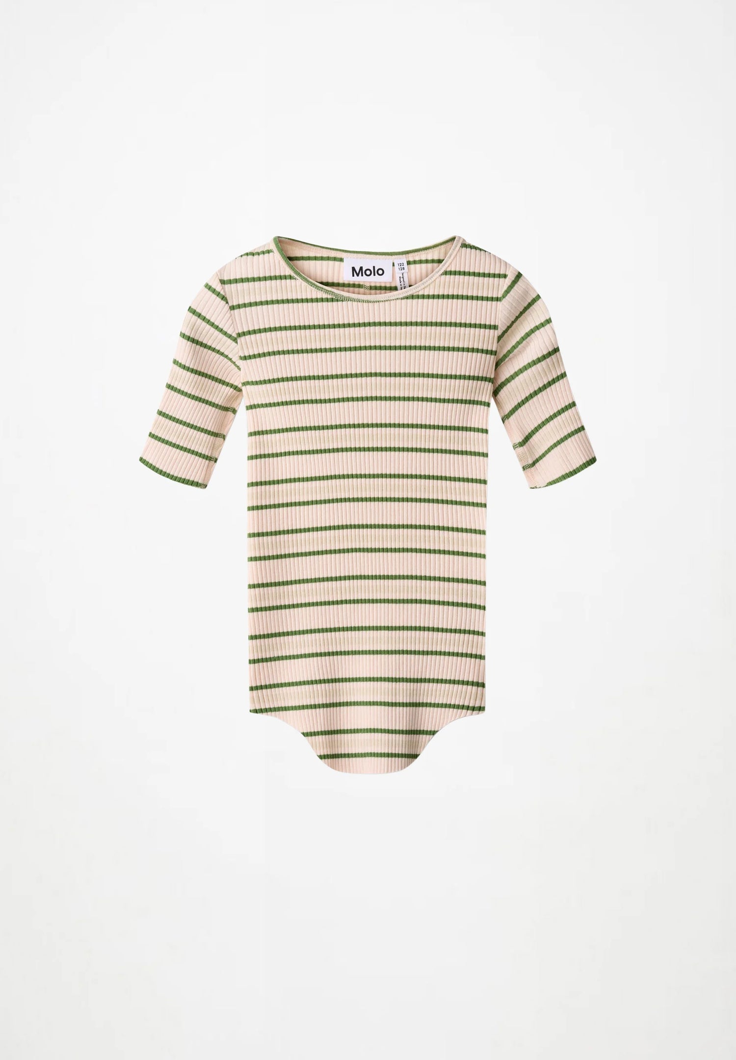 RONELLE T-SHIRT - cloud green stripe