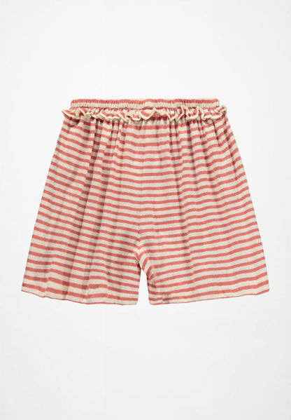 Alexis shorts - rose ivory stripe