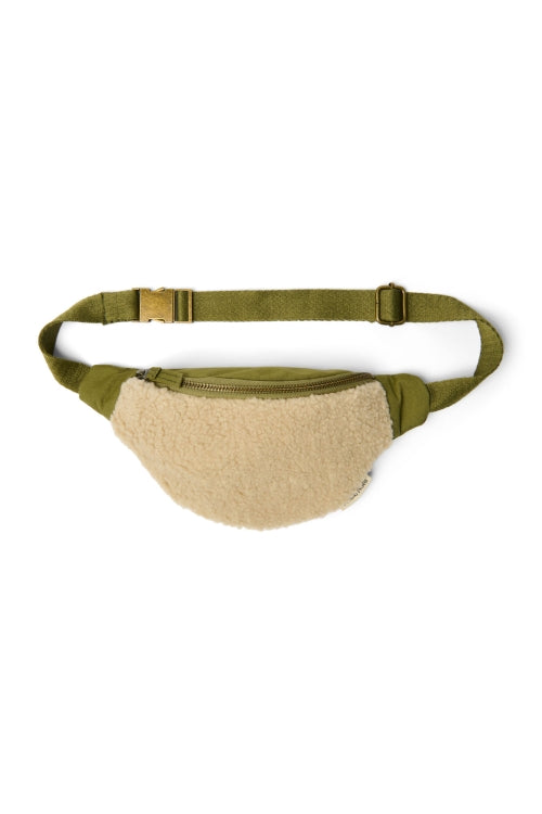 Cotton Mini Fanny Pack green