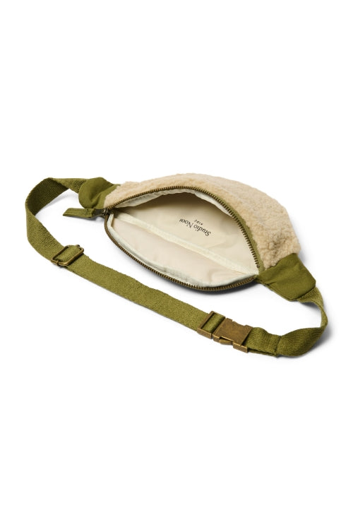 Cotton Mini Fanny Pack green