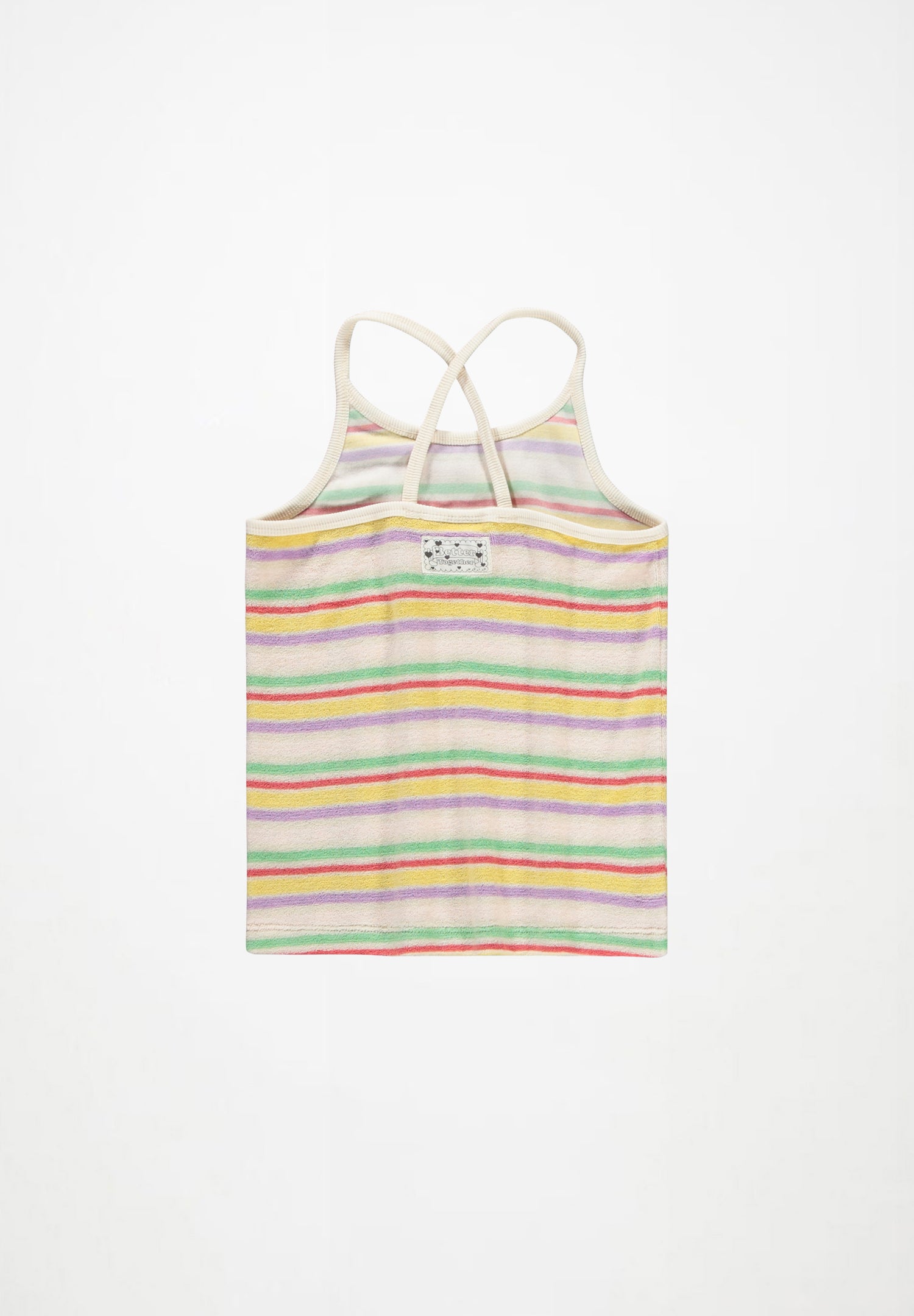 top Ria - Pastels Stripe