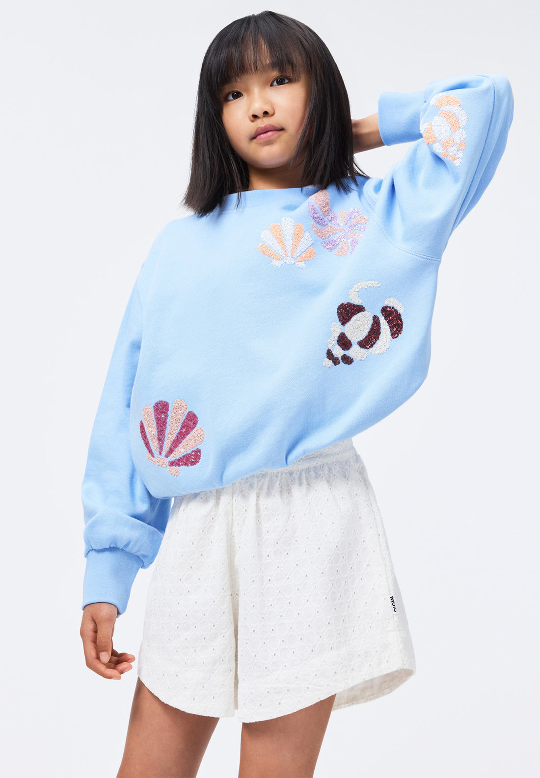 Marge sweatshirt - sparkling sea