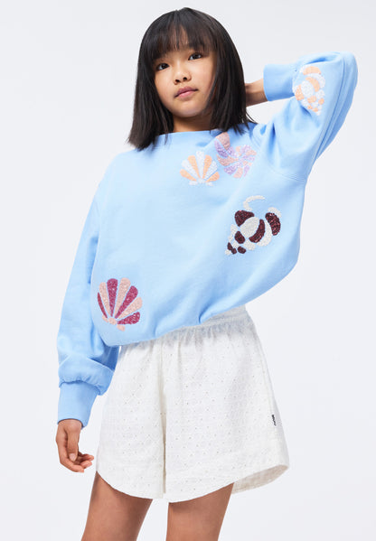 Marge sweatshirt - sparkling sea