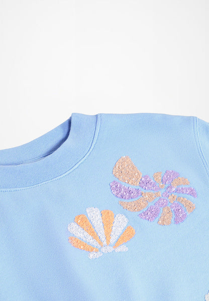 Marge sweatshirt - sparkling sea