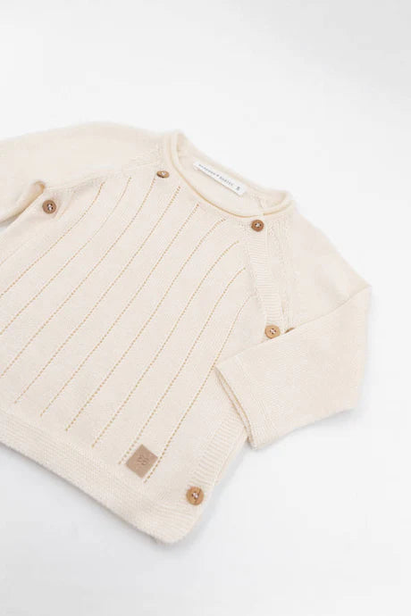 Trui knitted - Wit