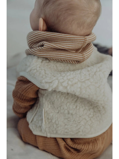 Sherpa-vest van wol - Melk
