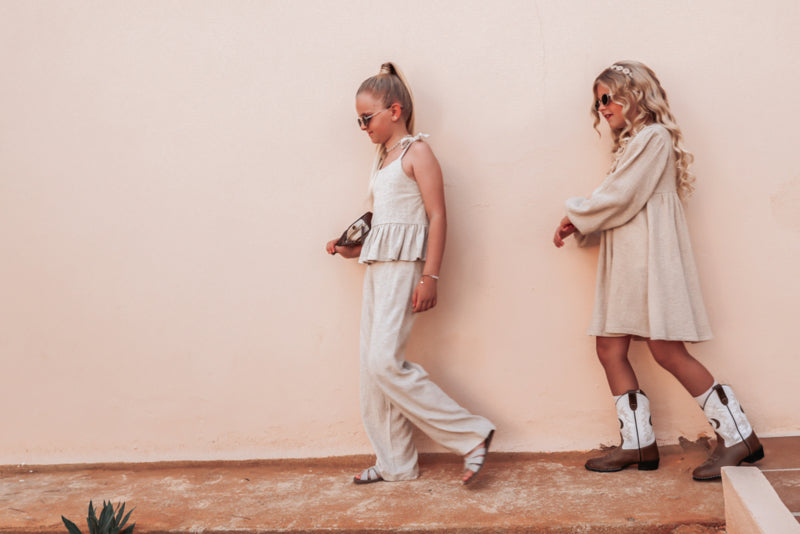 DRESS SKYE NATURAL MELANGE