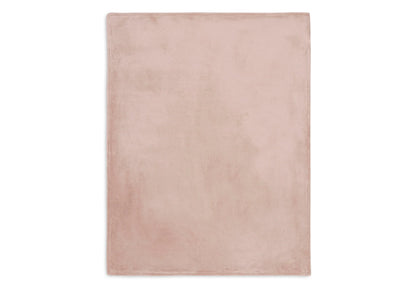 Jollein - Deken Wieg 75x100cm Basic Knit - Wild Rose/Fleece