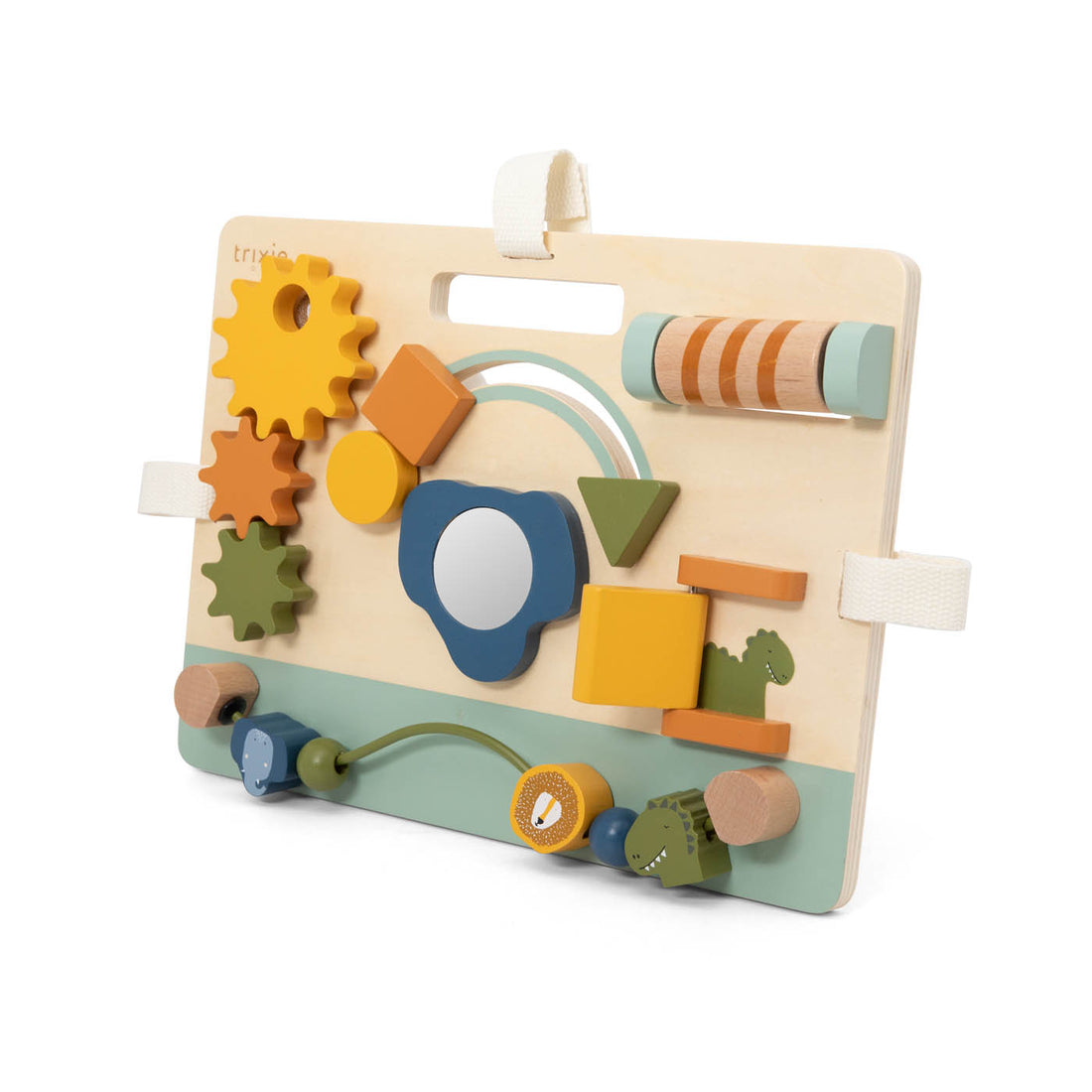 Wooden activity panel - Mrs. Elephant