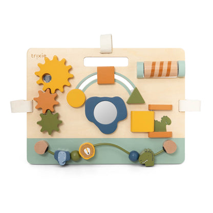 Wooden activity panel - Mrs. Elephant