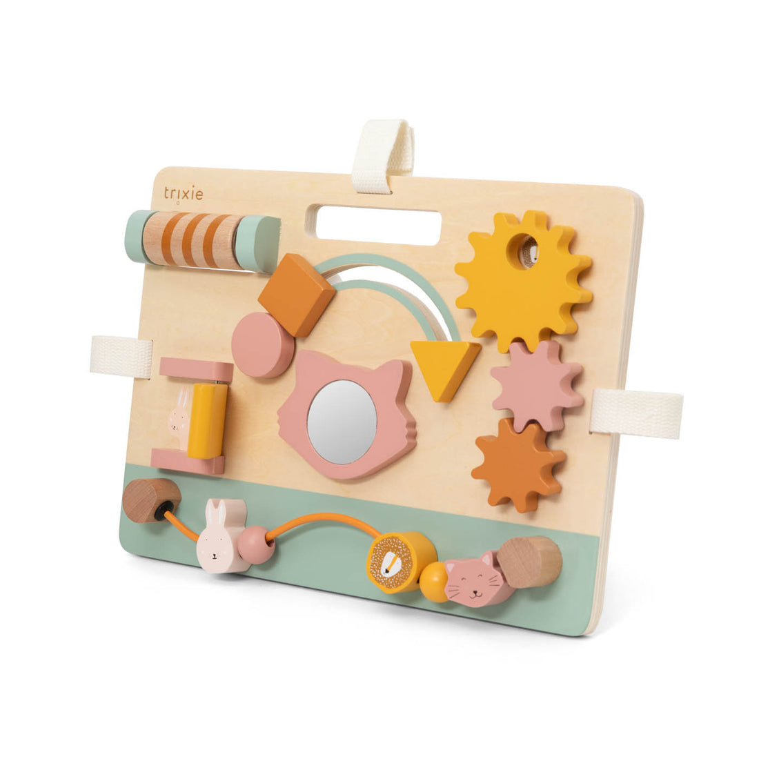 Wooden activity panel - Mrs. Cat