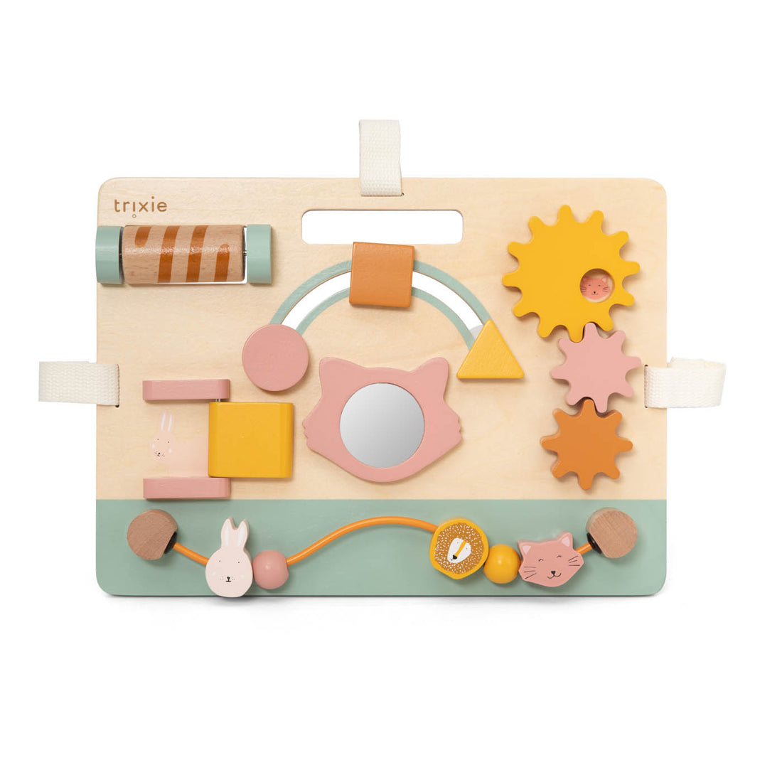 Wooden activity panel - Mrs. Cat