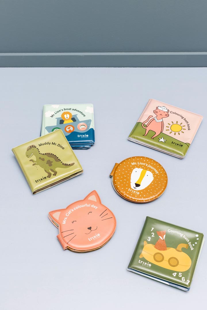 Kleur veranderend badboek - Muddy Mr. Dino