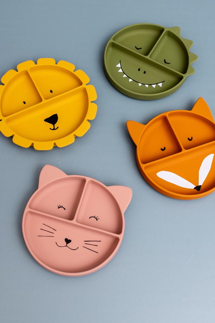 Siliconen verdeelde suction plate - Mrs. Cat