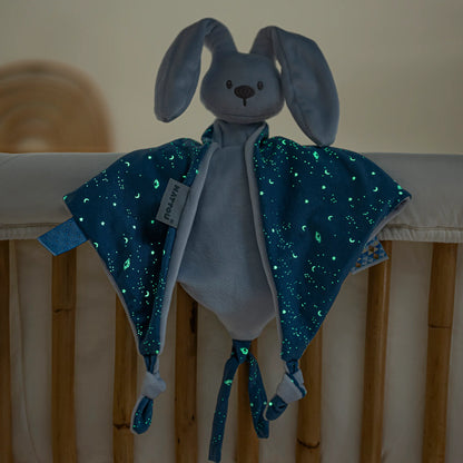 Maxi Knuffeldoekje Doudou Konijn - Pastelblauw