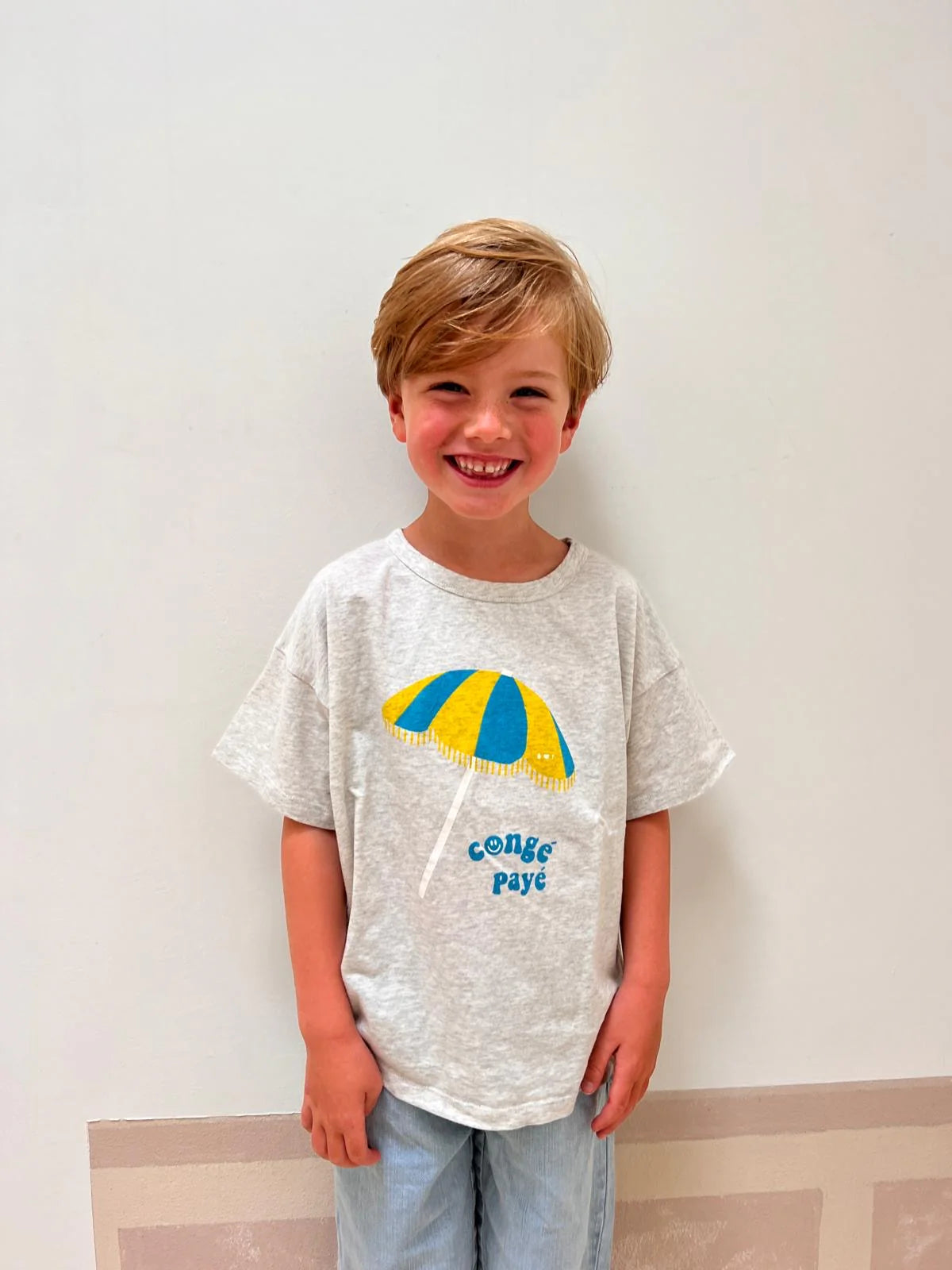 little CONGE PAYE PARASOL t-shirt loose fit