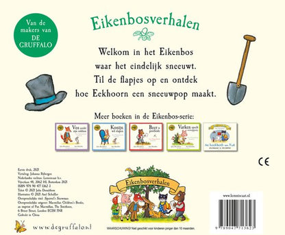 Eekhoorns sneeuwpop