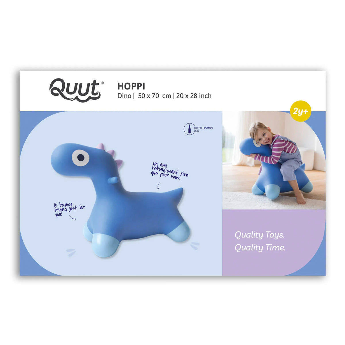 Hoppi Dino cosmic blue
