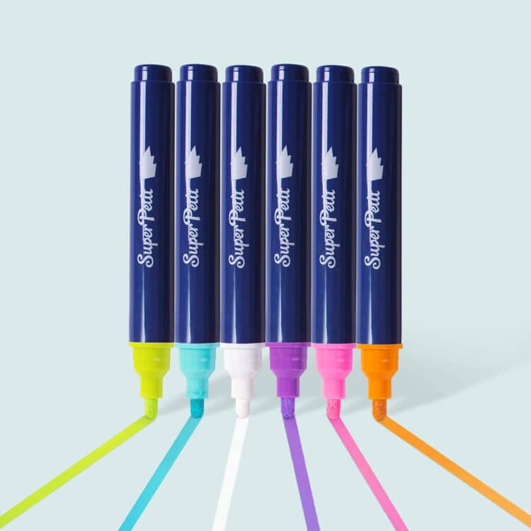 Set van 6 Window Markers