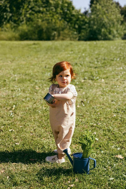 Salopette stripe ocre