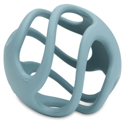 Jollein - Bijtring bal Siliconen Ø 9,5cm Silicone - Lichtblauw