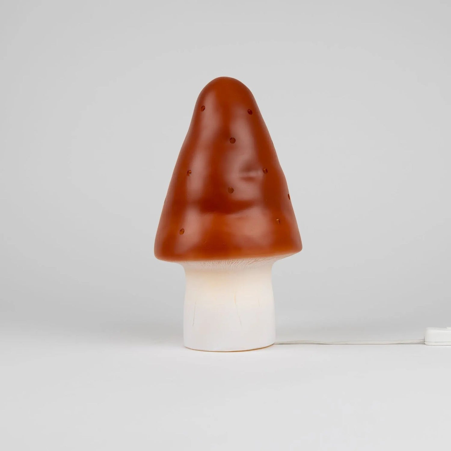 LAMP SMALL MUSHROOM RED BRICK