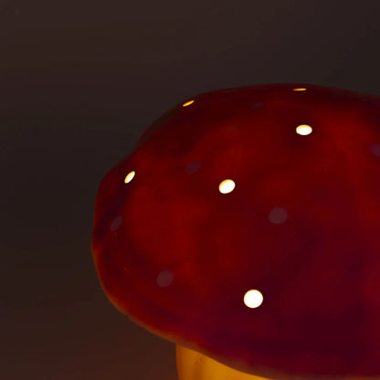 LAMP LARGE MUSHROOM LILA
