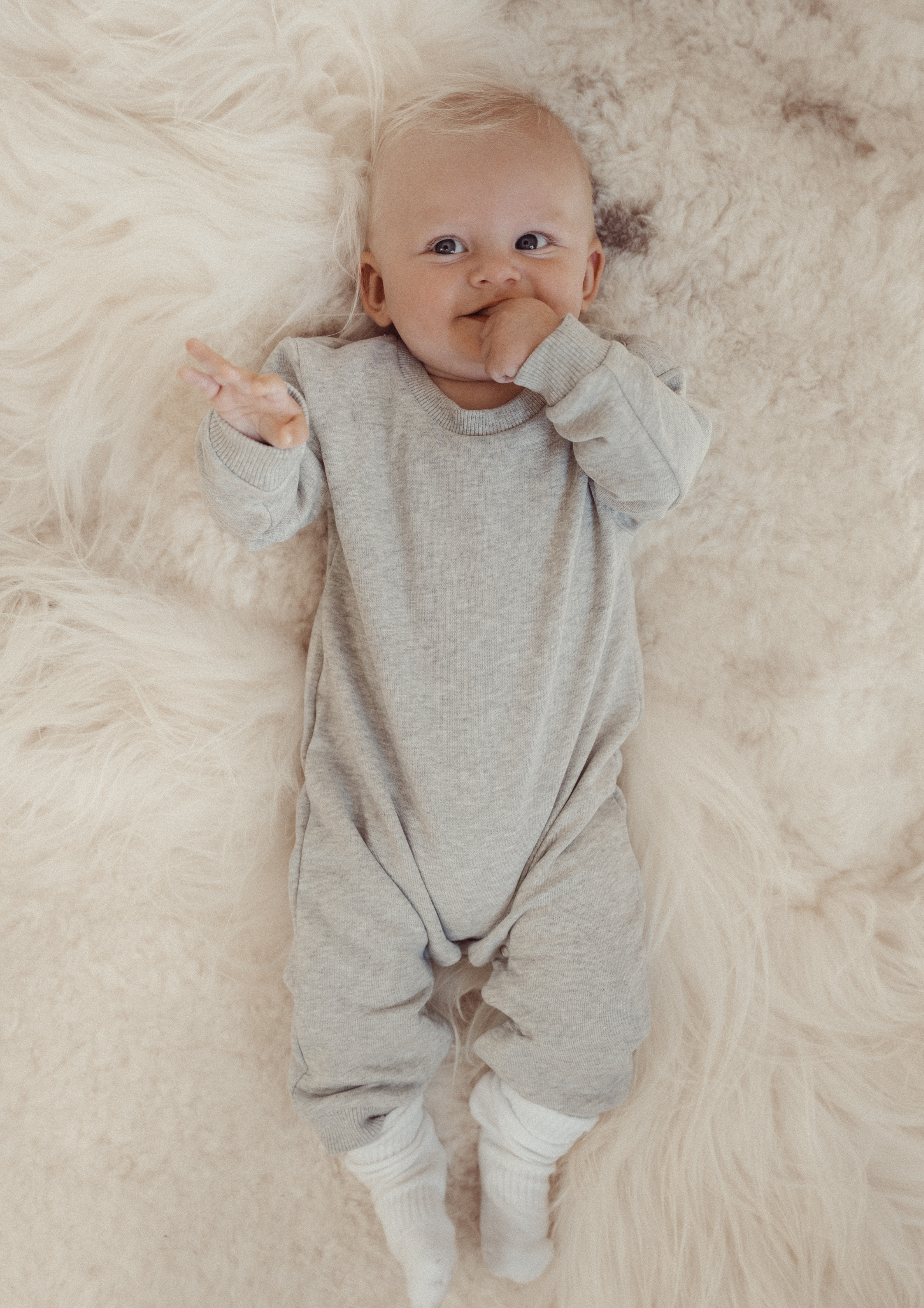 Soho sweat jumpsuit | Oat