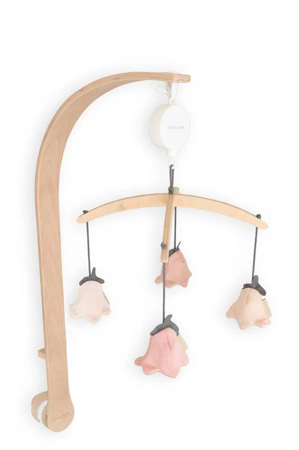 Houten muziekmobiel tulpen