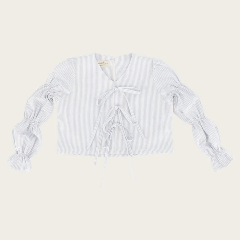 TOP SANNA STRIPE LIGHT BLUE