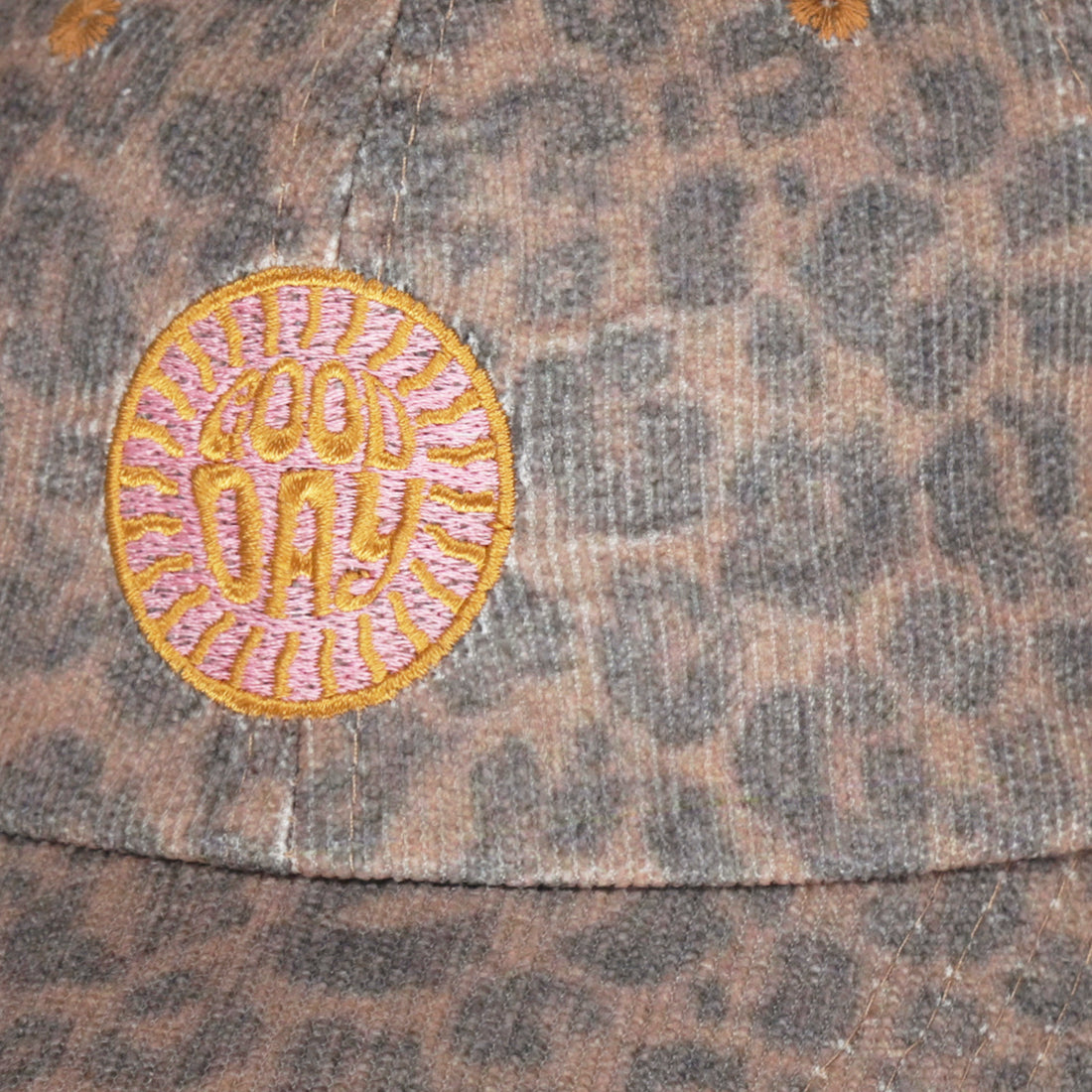 TND Corduroy Leopard Cap