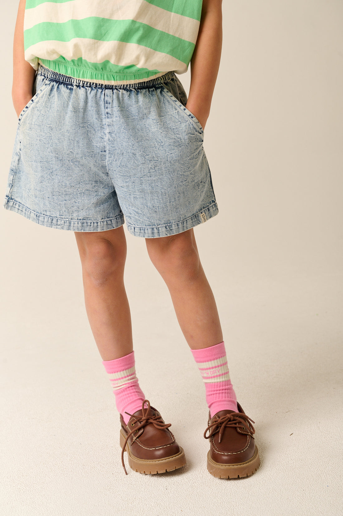 Shorts - denim acid wash