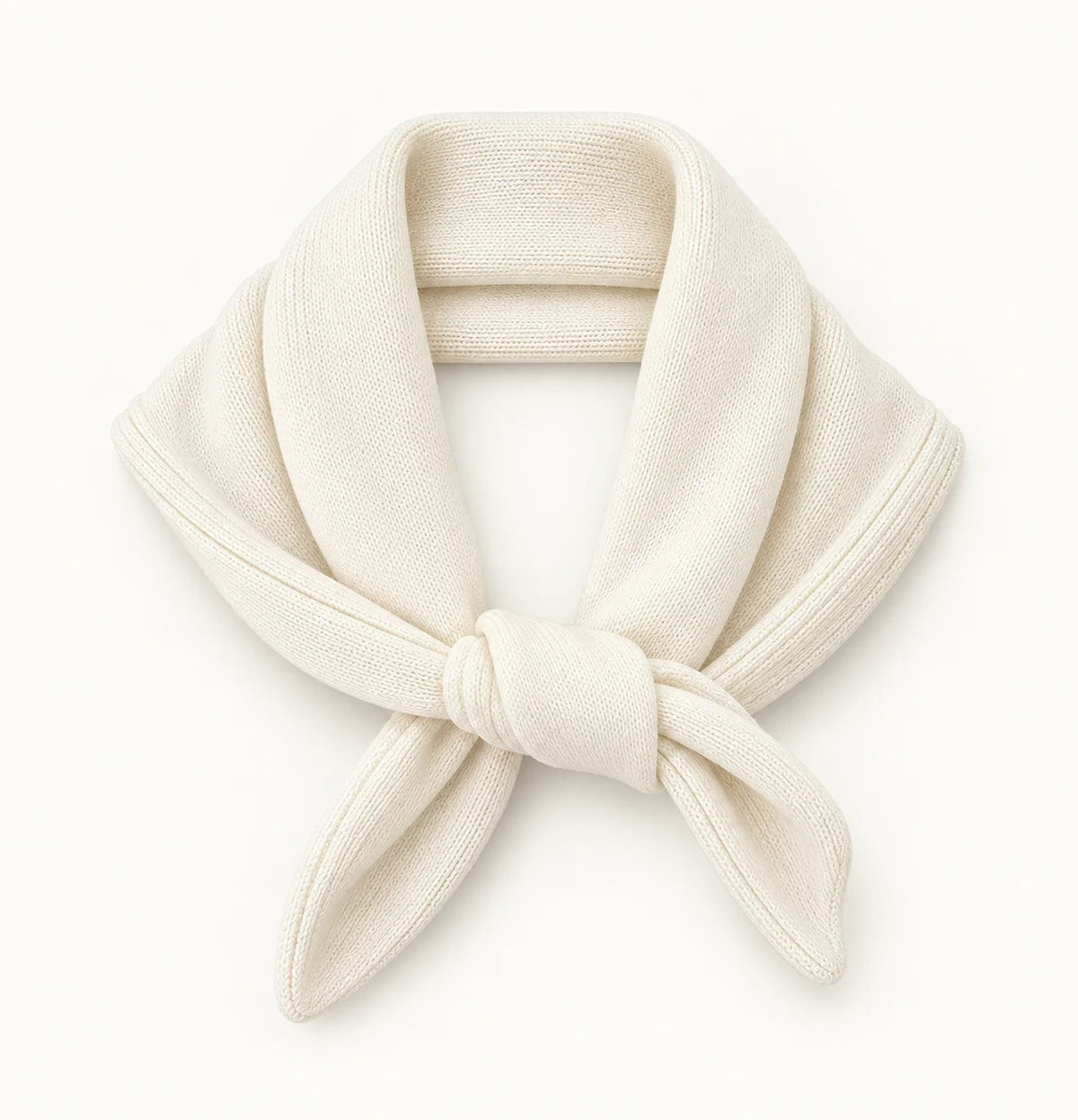 CHLOÉ TRIANGLE SCARF OFFWHITE